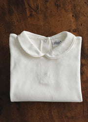 Polo a manica lunga - Panna