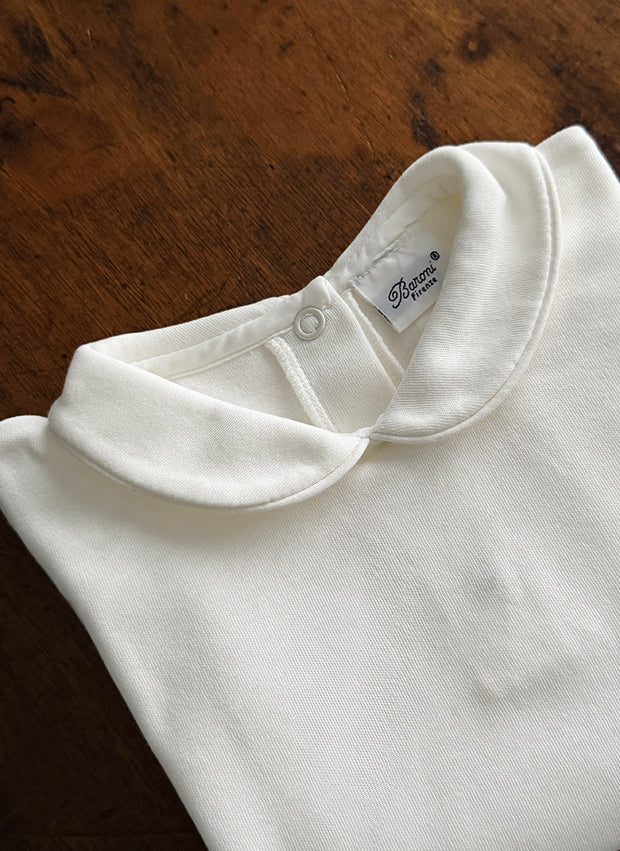 Polo a manica lunga - Panna