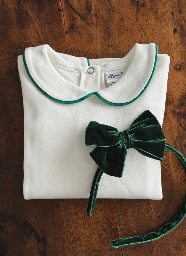 Polo a maniche lunghe - Verde Smeraldo