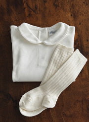 Polo a manica lunga - Panna