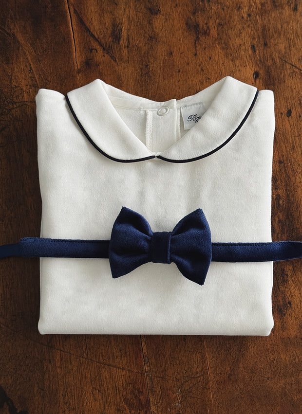 Polo a manica lunga -  Blu