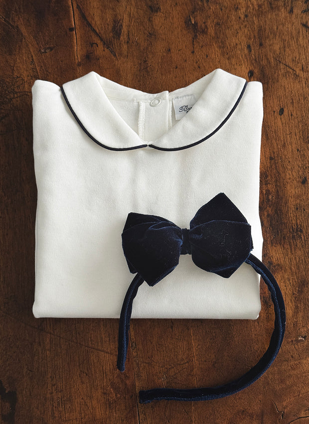 Polo a manica lunga -  Blu