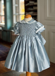 Abito da cerimonia per bambina con Smock