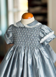 Abito da cerimonia per bambina con Smock