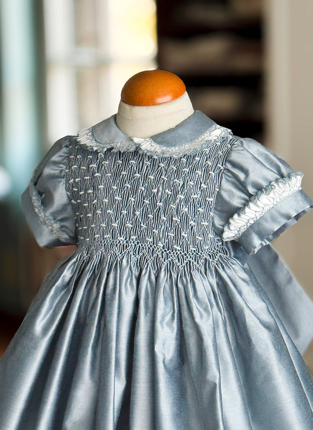 Abito da cerimonia per bambina con Smock