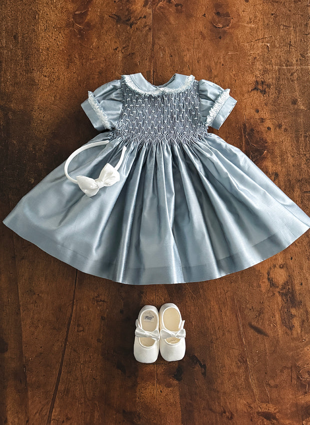 Abito da cerimonia per bambina con Smock