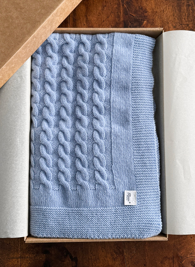 COPERTINA IN PURO CASHMERE 