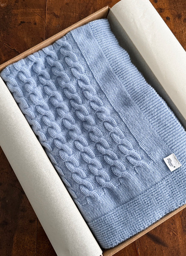 COPERTINA IN PURO CASHMERE 