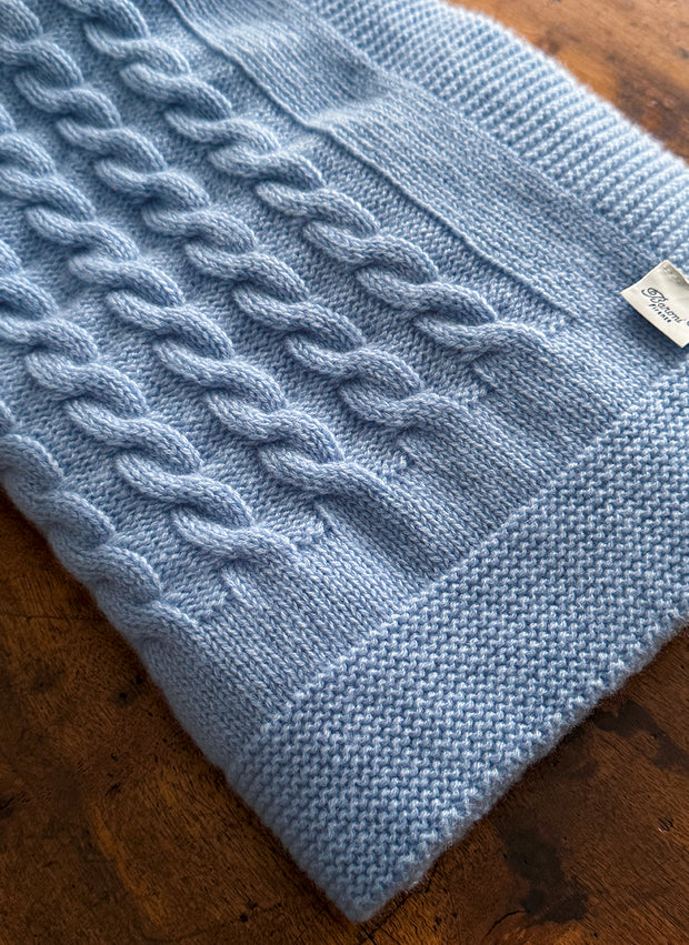 COPERTINA IN PURO CASHMERE 