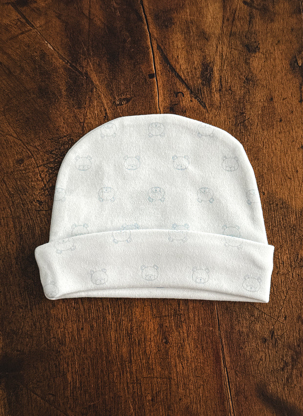 Newborn Jersey Hat - Teddy Bear