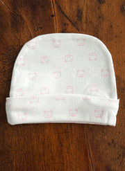 Cappellino Nascita Jersey Con Orsetti