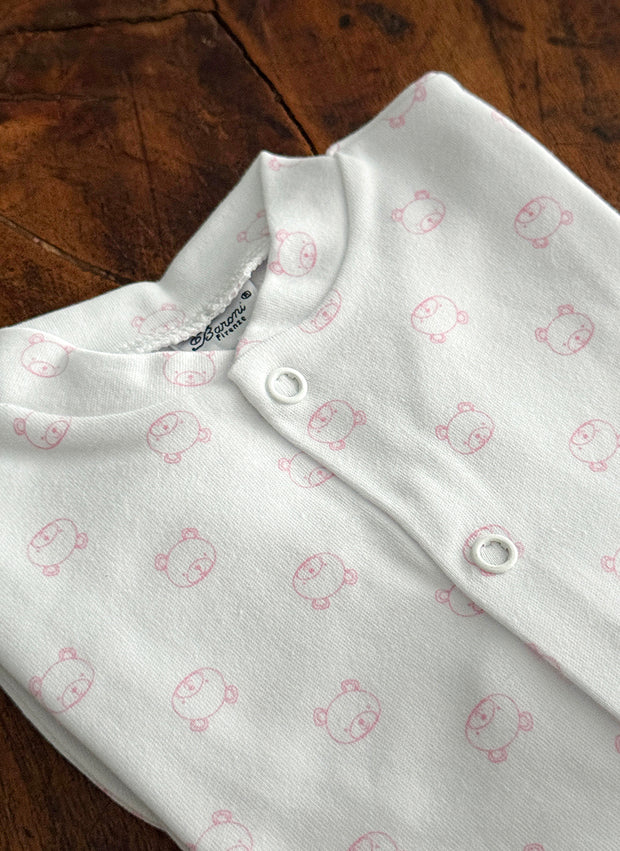 Teddy Bear Jersey Sleepsuit