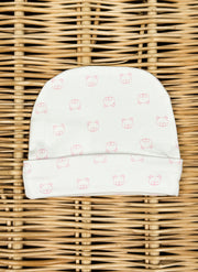 Cappellino Nascita Jersey Con Orsetti