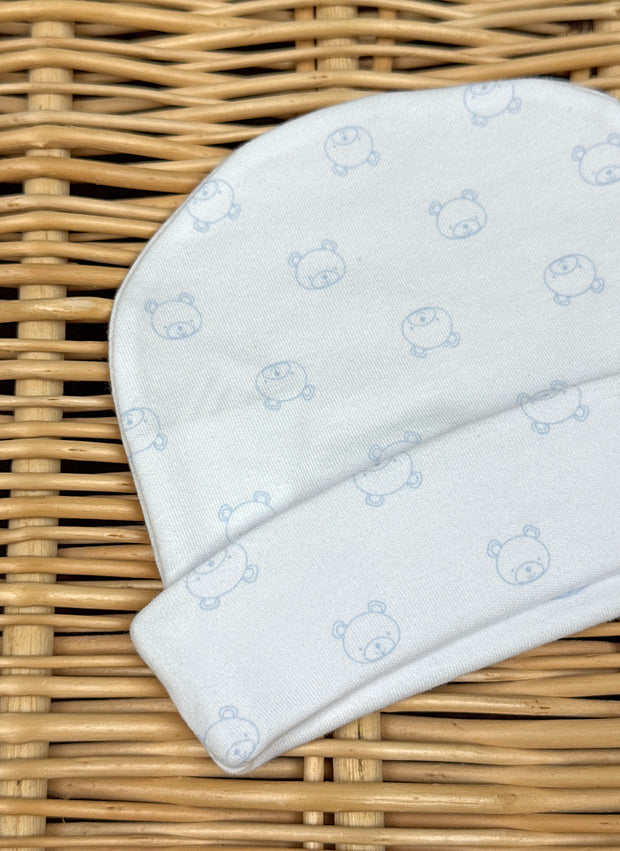 Newborn Jersey Hat - Teddy Bear