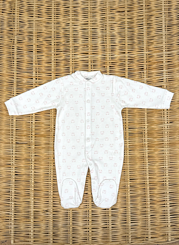 Teddy Bear Jersey Sleepsuit