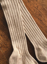 Collant in Caldo Cotone a Coste