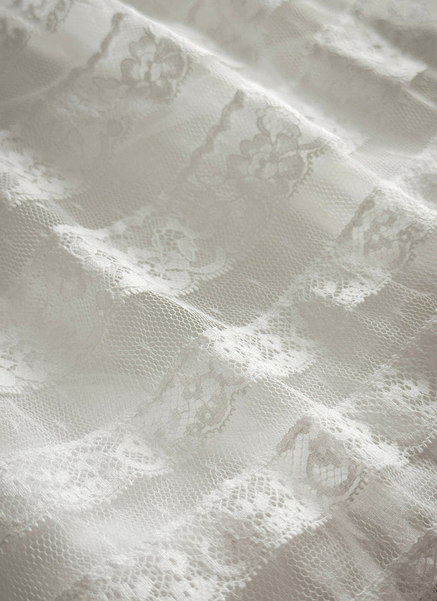 Lace Dotted Christening/Presentation Dress