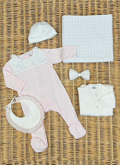 Scalloped Jersey Sleepsuit