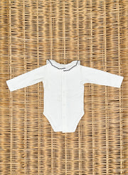 Scallop Bodysuit - Blue