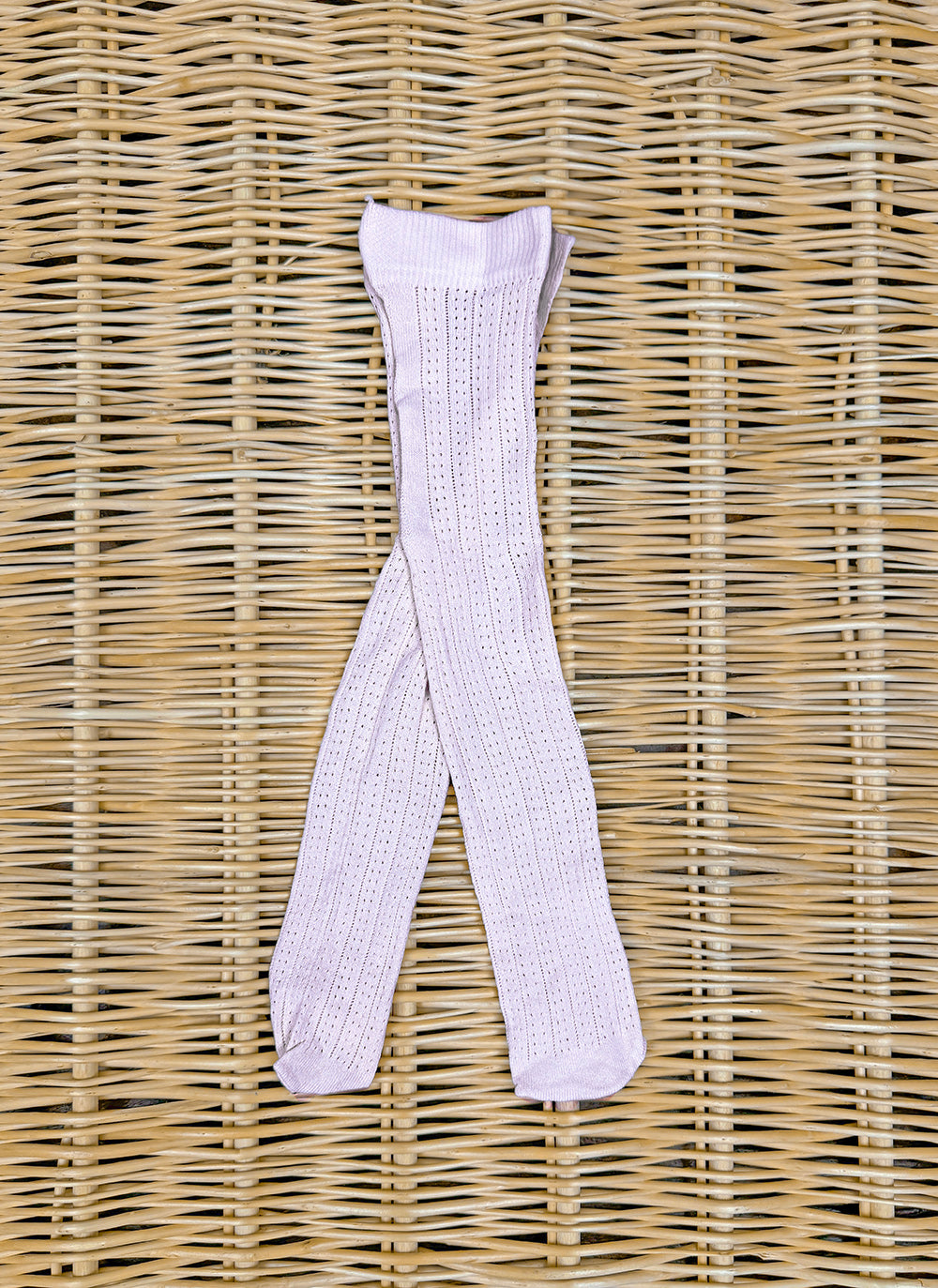 Ailan Collant In Cotone Con Motivo Traforato E Righe – Calze A Rete In Pizzo, Colore Caffè, Buona Elasticità, Vestibilità Comoda