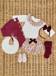 Body Con Colletto a Fiori