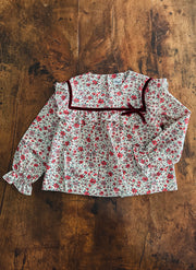 Long Sleeve Shirt - Flowers and Velvet