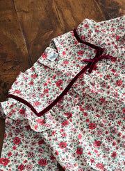Long Sleeve Shirt - Flowers and Velvet