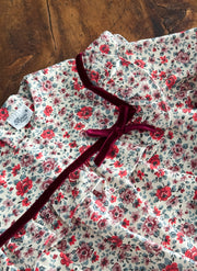 Long Sleeve Shirt - Flowers and Velvet