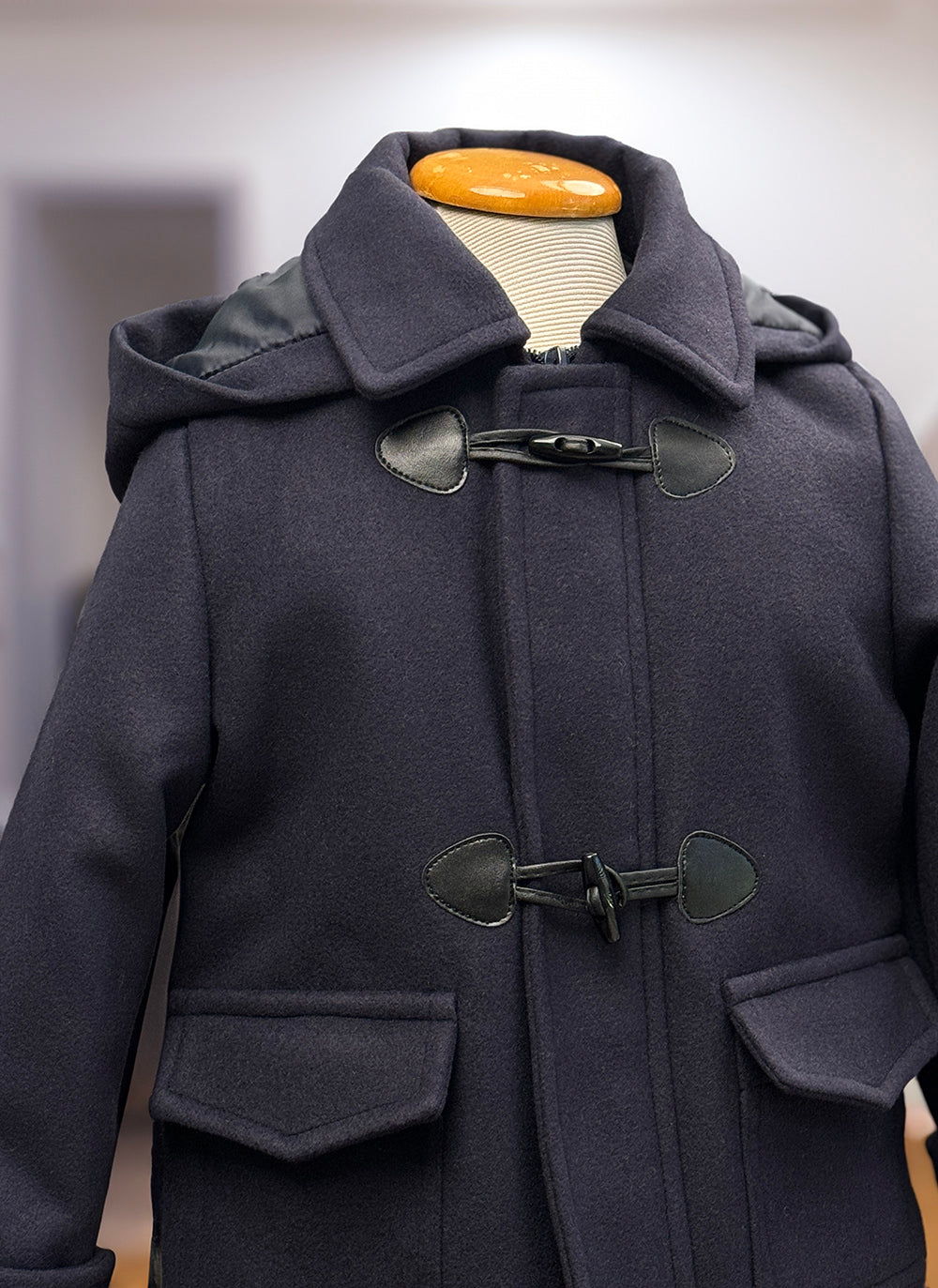 Boys Wool Coat, Overcoat Jacket Baroni Firenze - Main Image