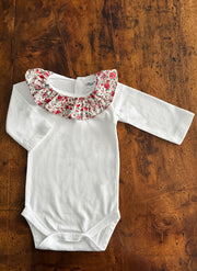 Body Con Colletto a Fiori