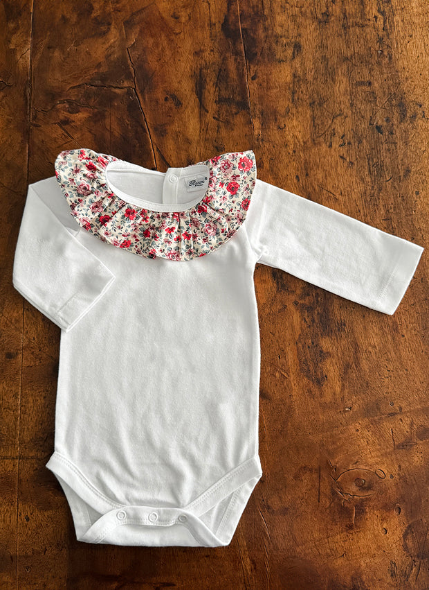 Body Con Colletto a Fiori