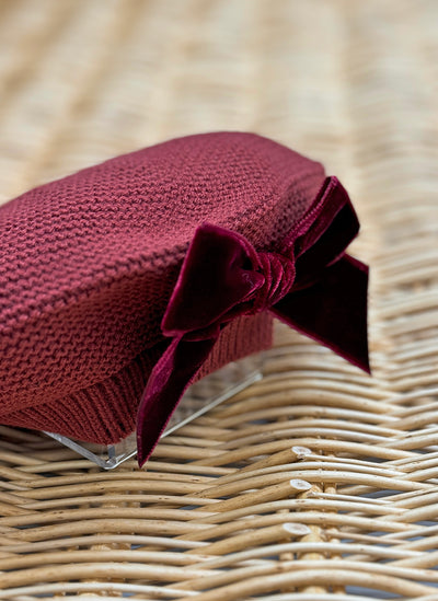 GARTER STITCH BERET