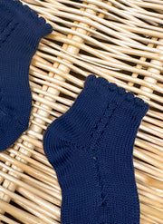 Perle Side Openwork Short Socks