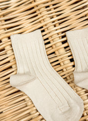 Short Warm Cotton Socks Ribbed