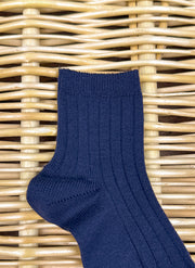 Short Warm Cotton Socks Ribbed