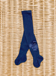 Little Ms. Paris Warm Cotton Tights Navy