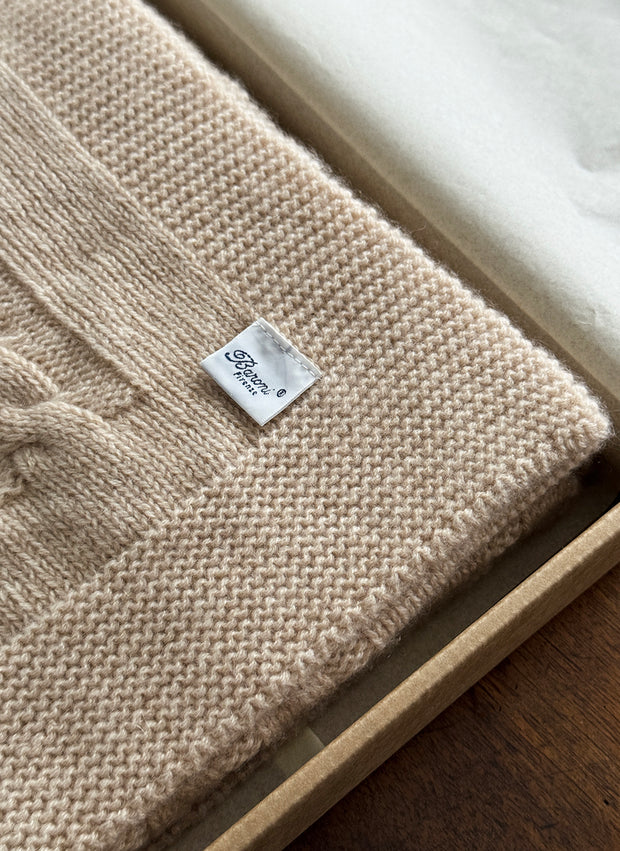 COPERTINA IN PURO CASHMERE 
