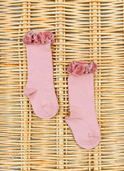 Velvet Rouche Warm Cotton Socks