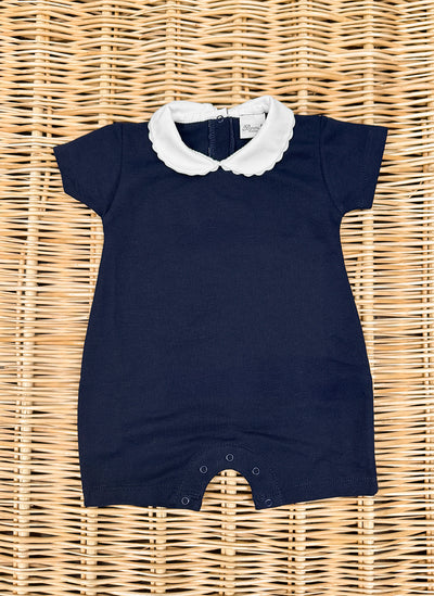 Navy Romper