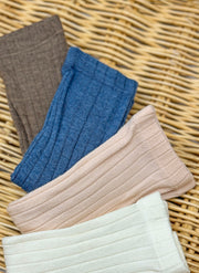 WOOL RIBBED TIGHTS