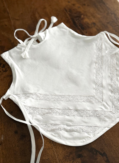 BAPTISMAL BIB IN COTTON