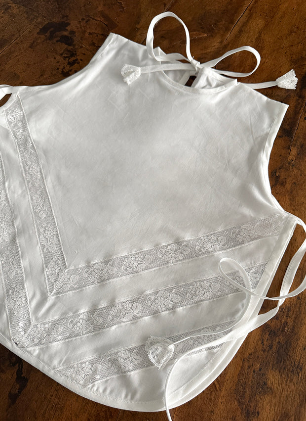 BAPTISMAL BIB IN COTTON