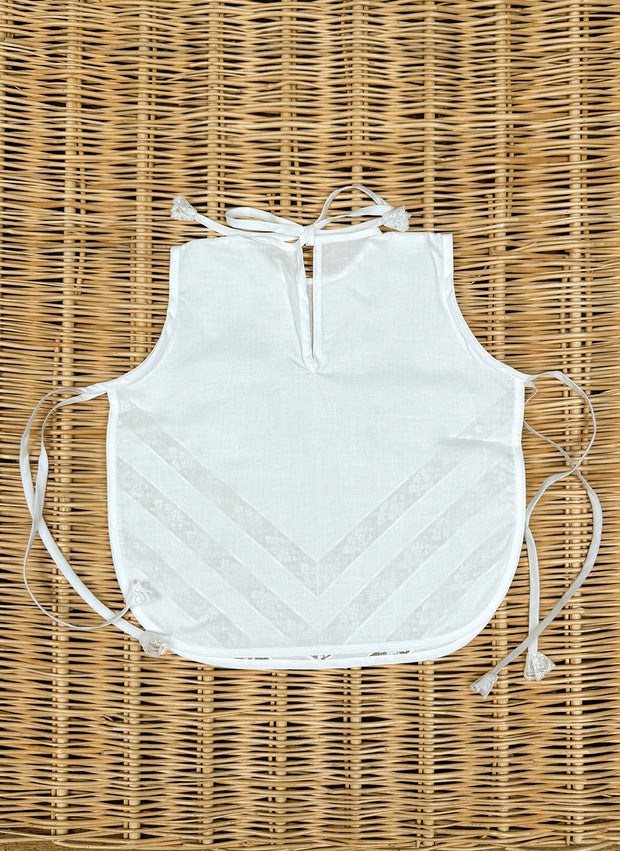 BAPTISMAL BIB IN COTTON