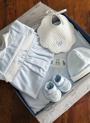 Tutina in ciniglia con smock