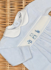 Chenille Sleepsuit Teddy Bear Smock
