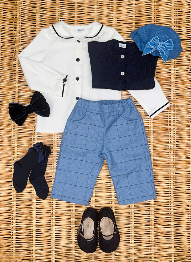 Camicia Maniche Lunghe Colletto Smerlato - Dettagli in Velluto