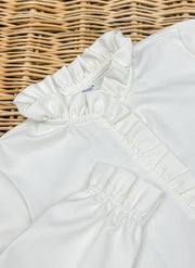 Camicia a maniche lunghe con Rouche