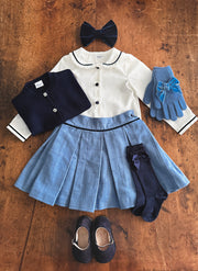 Camicia Maniche Lunghe Colletto Smerlato - Dettagli in Velluto