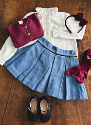 Camicia a maniche lunghe con Rouche