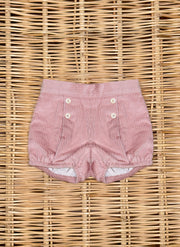 Pantaloncini di velluto a coste